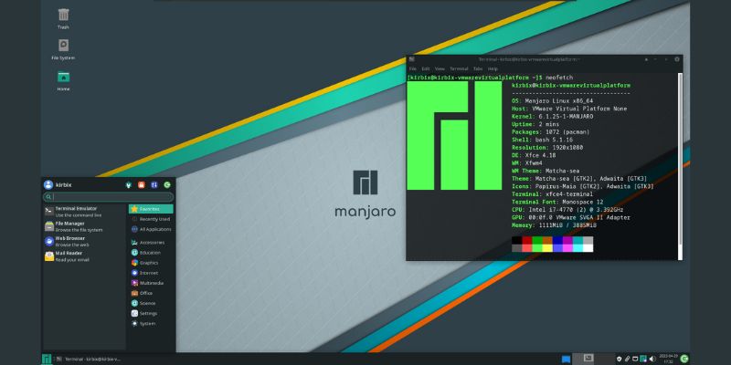 best linux distros for programming; manjaro