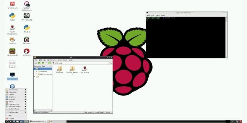 best linux distros for programming ; raspberry pi os 