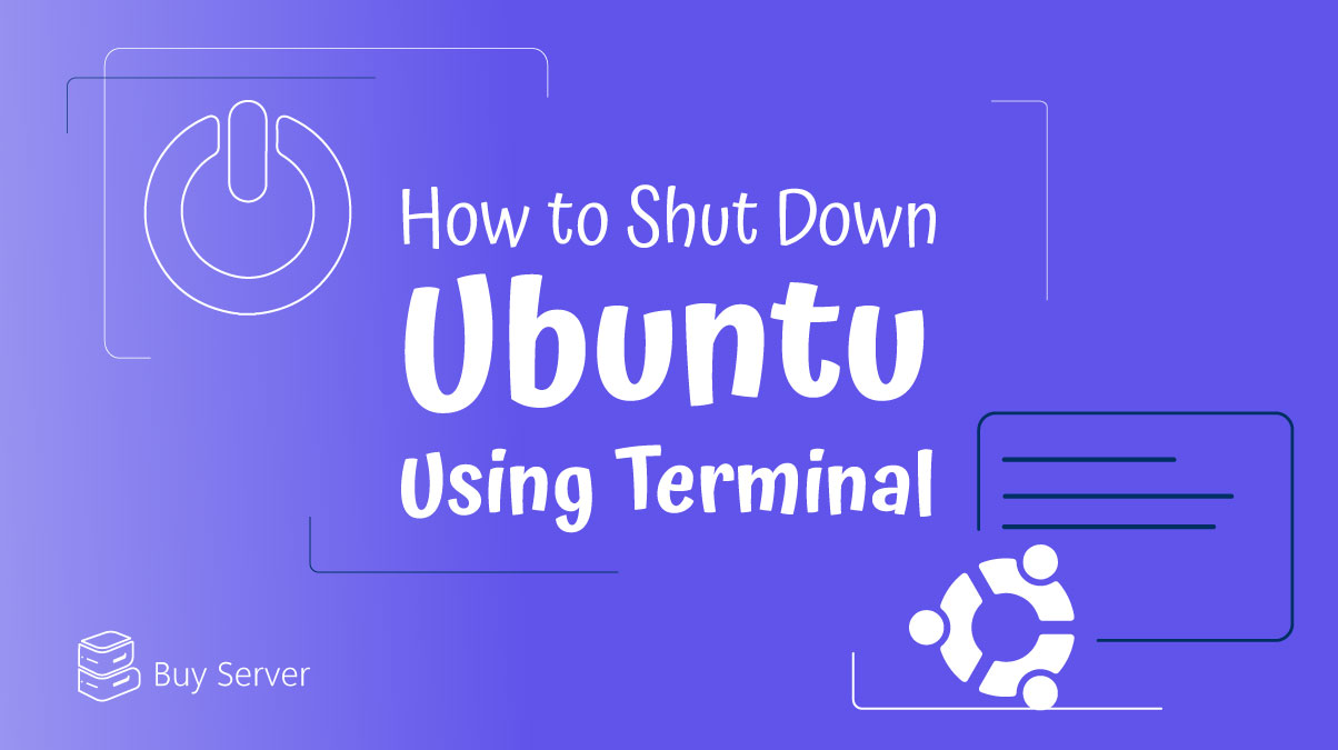 how to shut down ubuntu using terminal