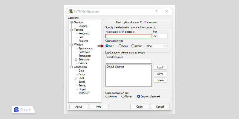 SSH connection