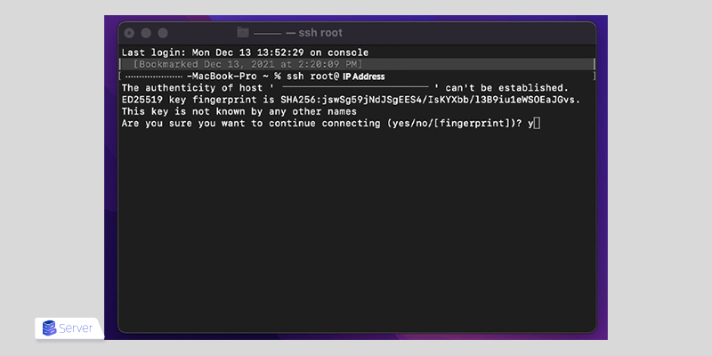 command to access