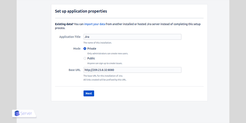 Application settings