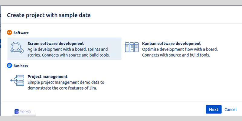Select Scrum software development