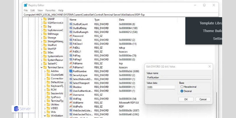 Default RDP Port Issues
